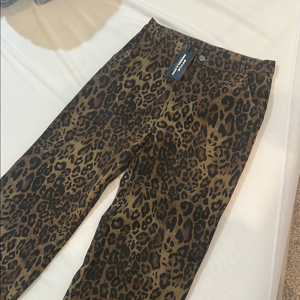 Leopard Print Pants